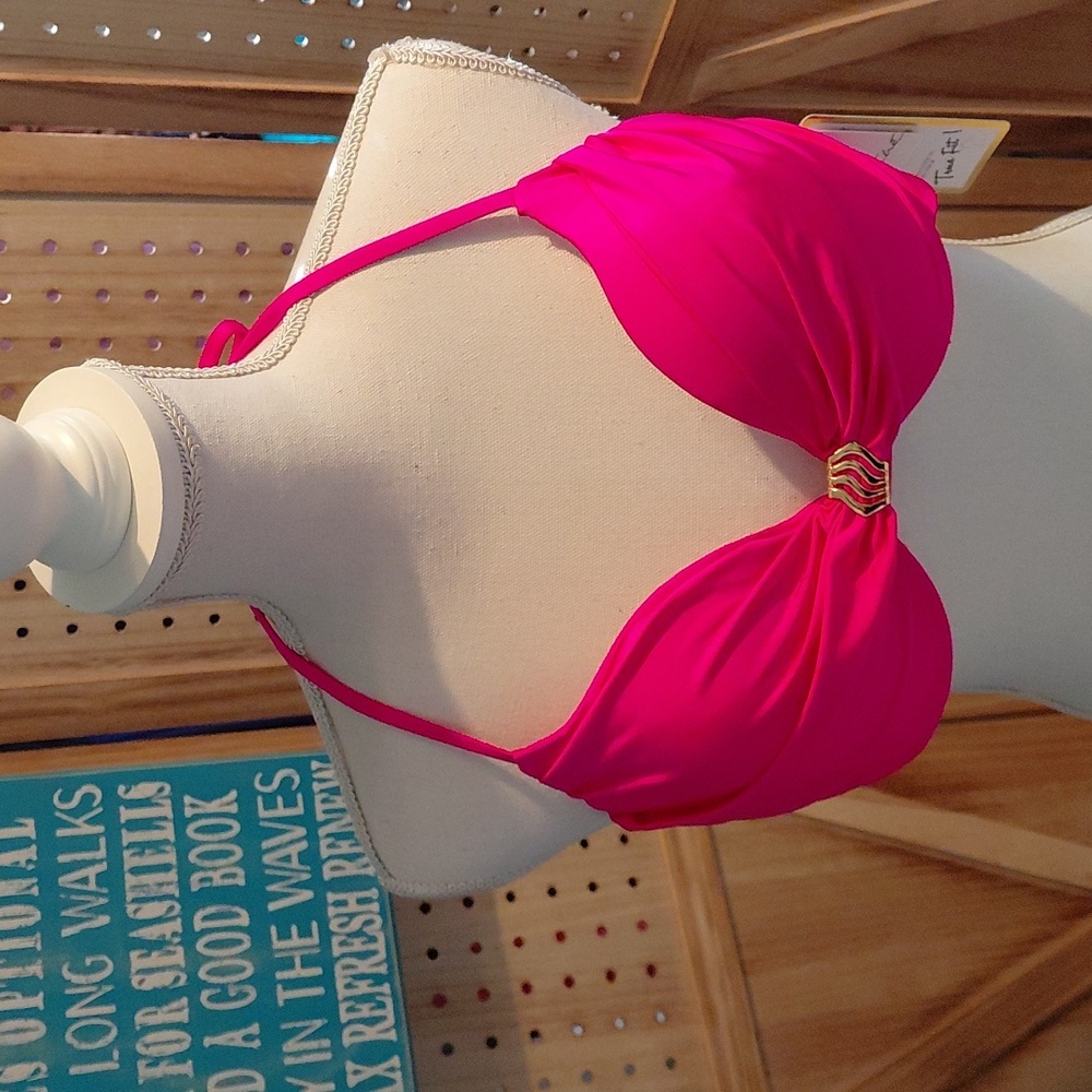 a.ch'e Pink Bikini Top